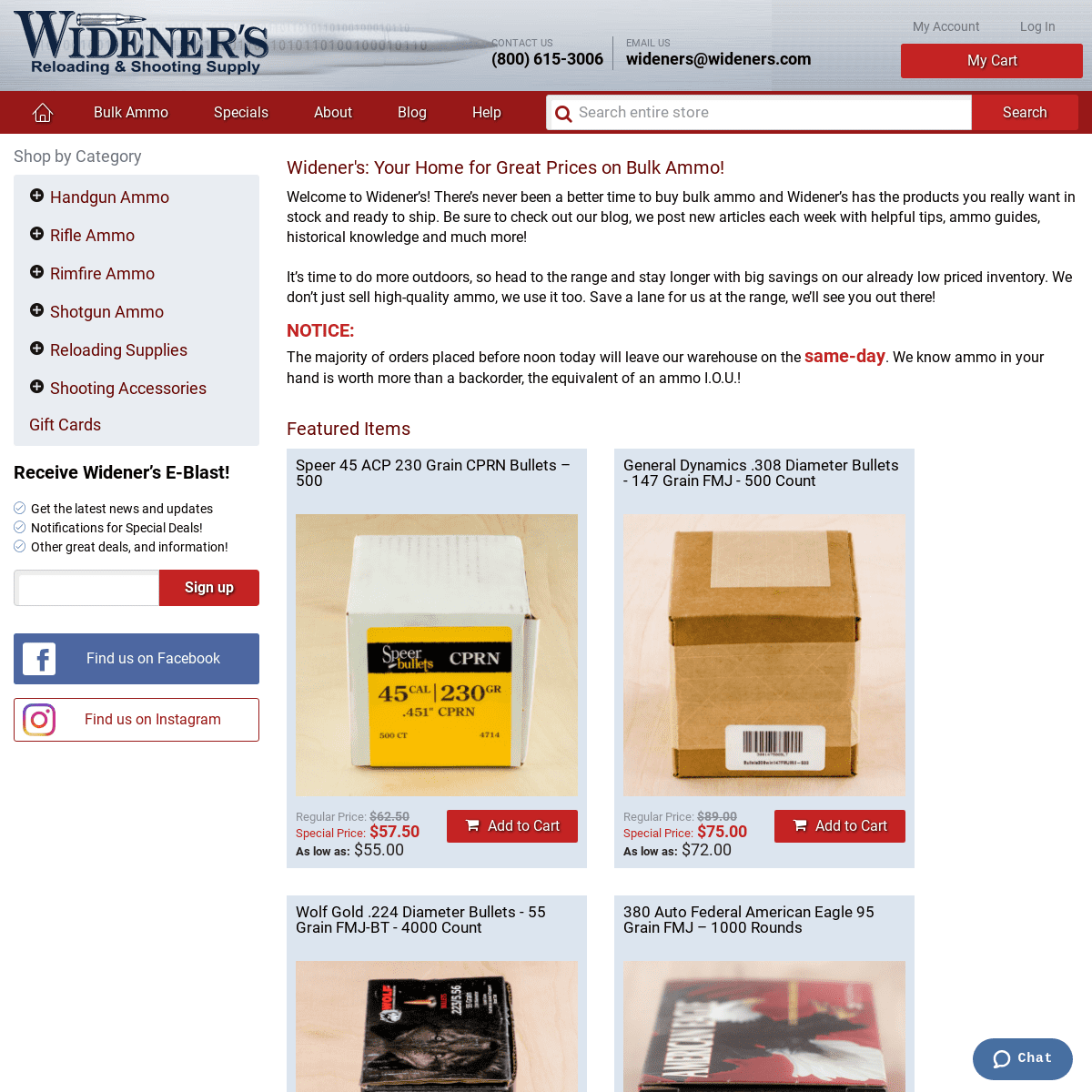 A complete backup of wideners.com