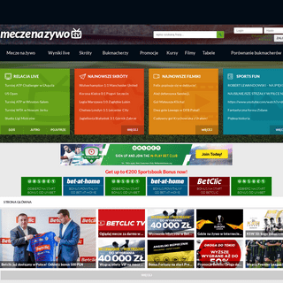 Mecze Na Zywo .tv - Oglądaj mecze online i meczyki na żywo w Internecie!