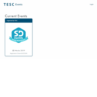 A complete backup of tesc.events