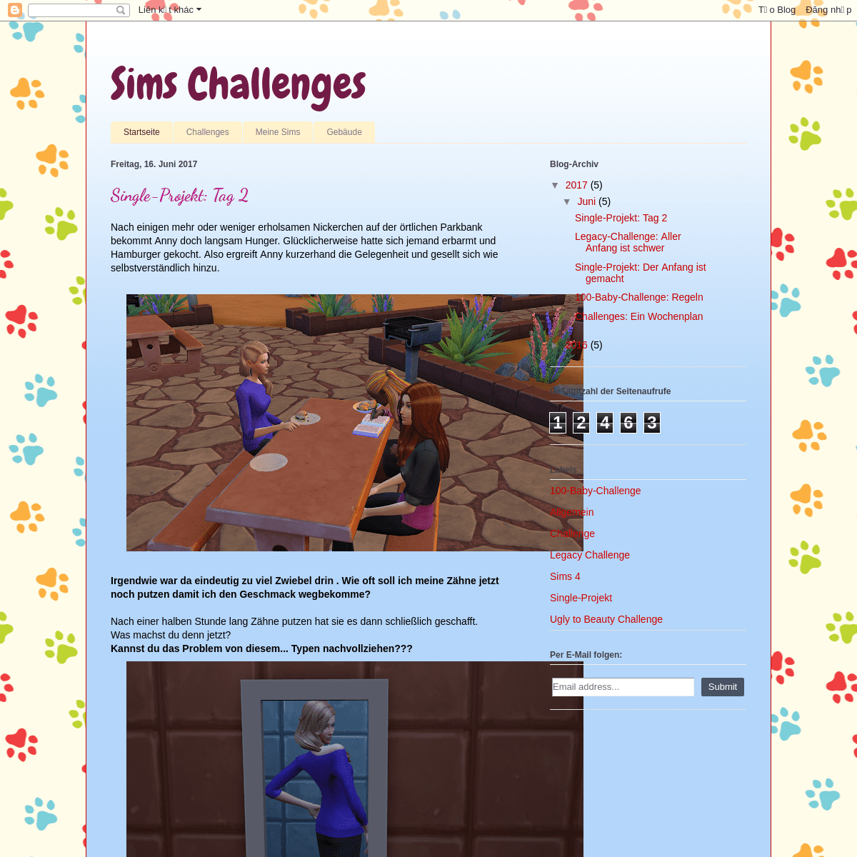 Sims Challenges