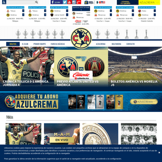 Club América - Sitio Oficial