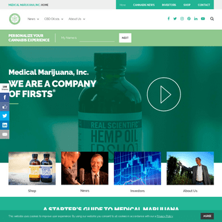Medical Marijuana Inc. - Legal Cannabis Leader