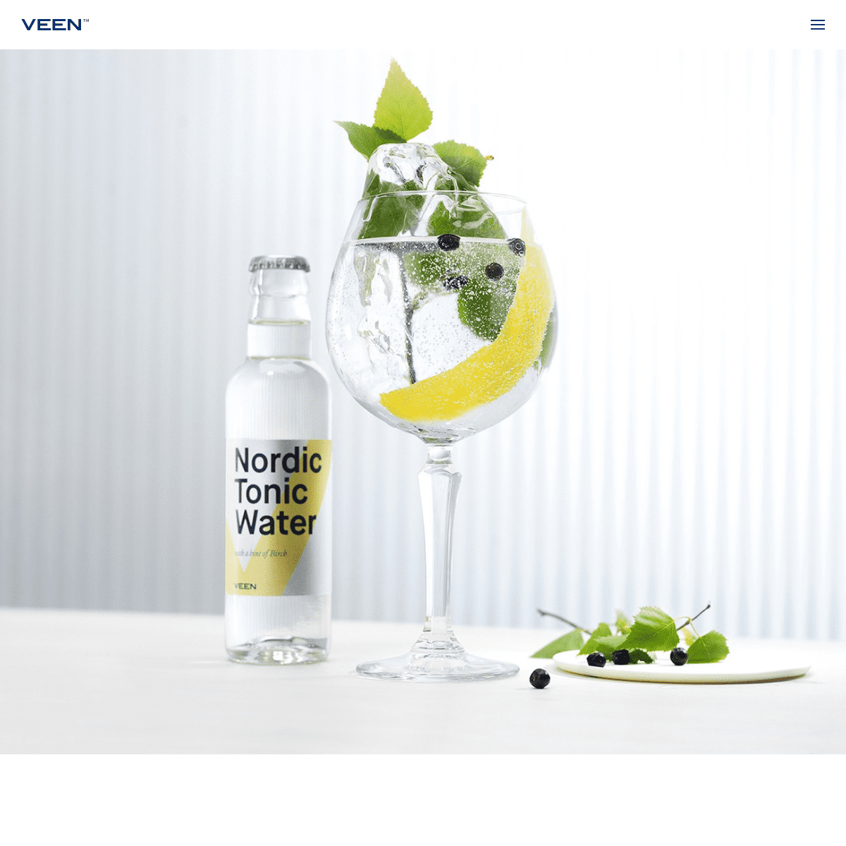 VEEN Nordic Mixers - The smoothest water in the world with a hint of Nordic nature