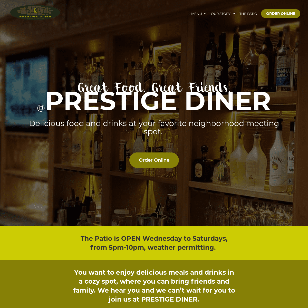 Home | Prestige Diner