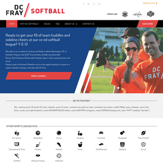 DC Softball - DC's Social Softball League