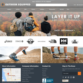 A complete backup of outdoorequipped.com
