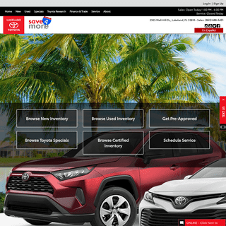 Lakeland Toyota | Dealership near Tampa Selling New & Used Cars