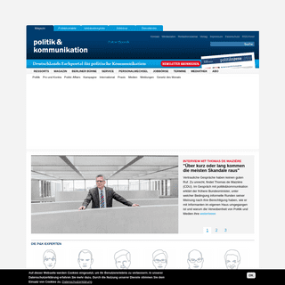 Politik & Kommunikation | Deutschlands einziges Fachmagazin für politische Kommunikation.