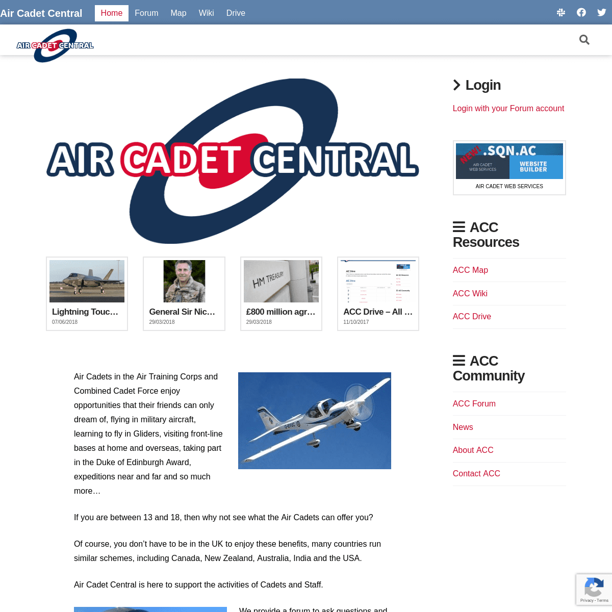 A complete backup of aircadetcentral.net
