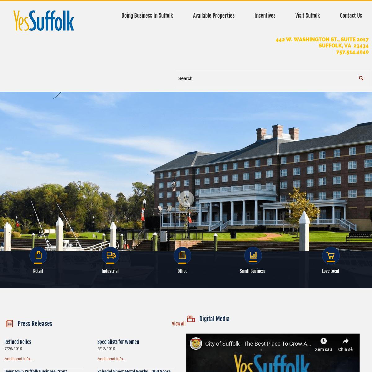 Suffolk Economic Development, VA | Official Website