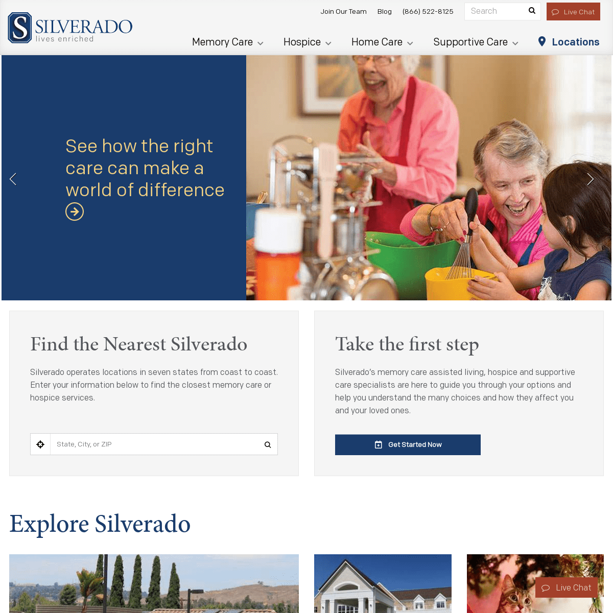At Home Senior Care, Hospice & Memory Care Communities | Silverado