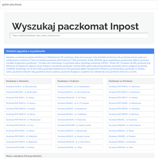 A complete backup of gdzie-paczka.pl