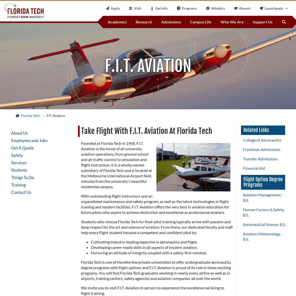 FIT Aviation | Florida Tech