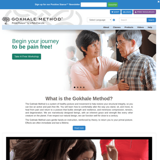 Gokhale Method® - Primal Posture™ for a Pain-Free Life
