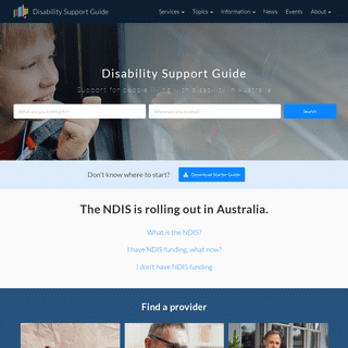 Disability Support Guide