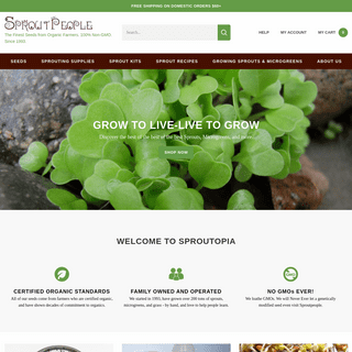 Sproutpeople - The Grooviest Sprouting Seeds on Our Planet!