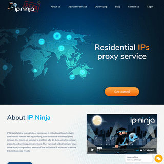 Ip Ninja - Residential IP's proxy service
