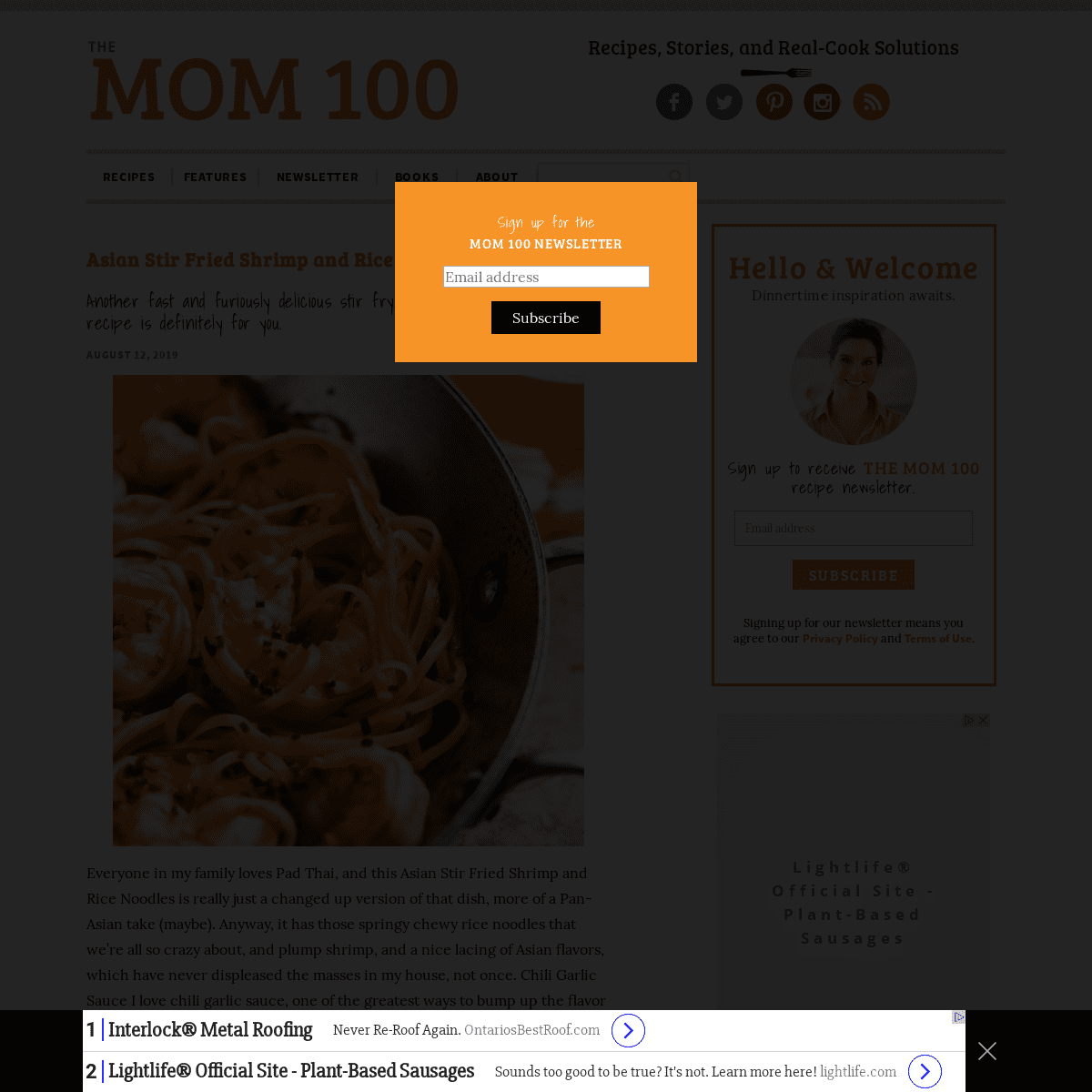 The Mom 100 — Recipes, Stories, and Real-Cook Solutions