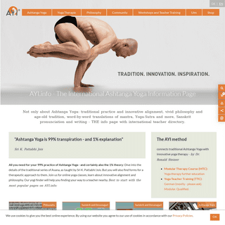 AYI.info - The International Ashtanga Yoga Information Page - AshtangaYoga.info