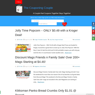 The Couponing Couple | Printable Coupon Deals & Store Matchups