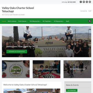 Valley Oaks Charter School Tehachapi – Kern County Superintendent of Schools