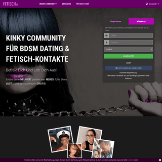 Kinky Community für BDSM Dating und Fetisch-Kontakte | Fetisch.de