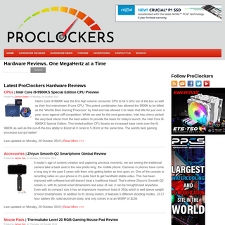 A complete backup of proclockers.com