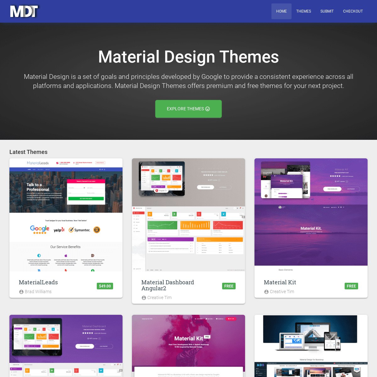 Material Design Themes