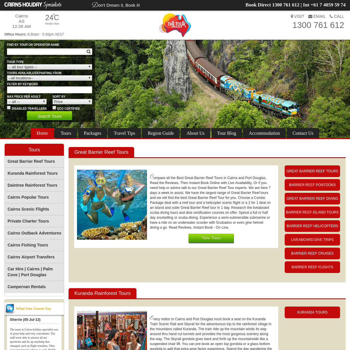 Cairns Tours | Port Douglas Attractions | Great Barrier Reef Tours | New Deals Daily