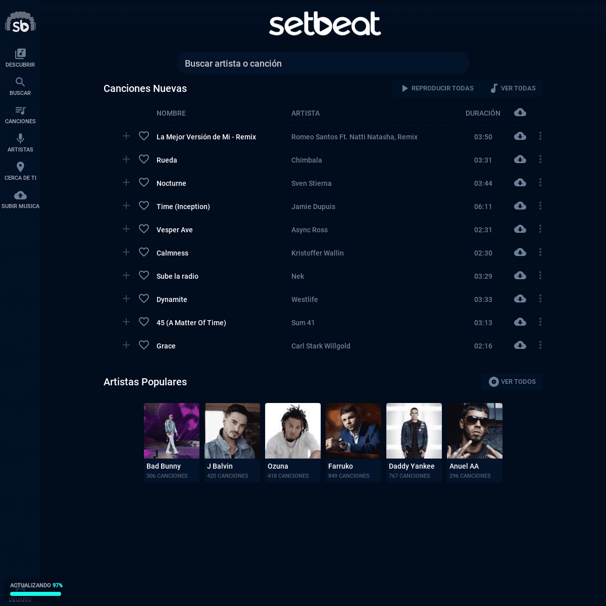 A complete backup of setbeat.com