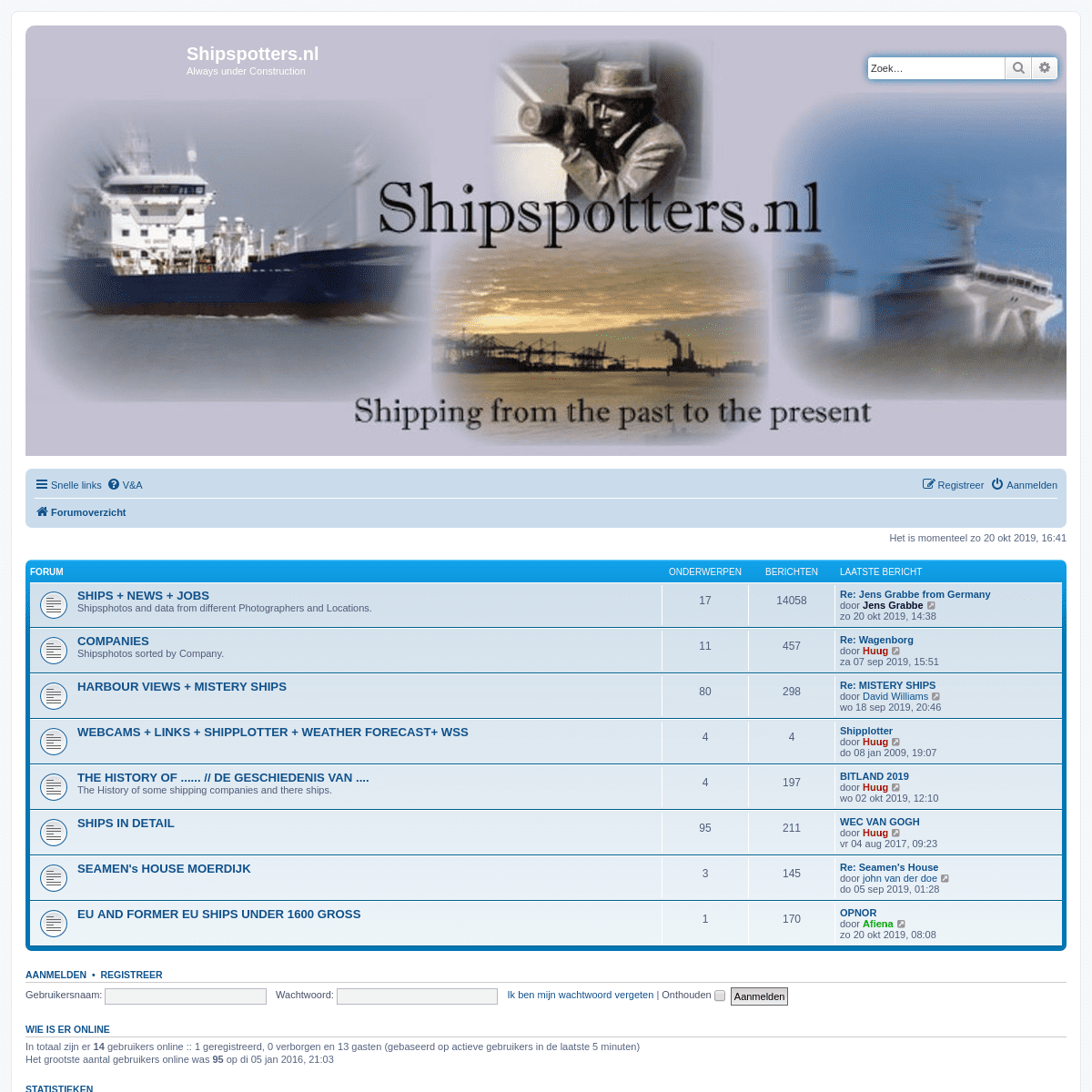 A complete backup of shipspotters.nl