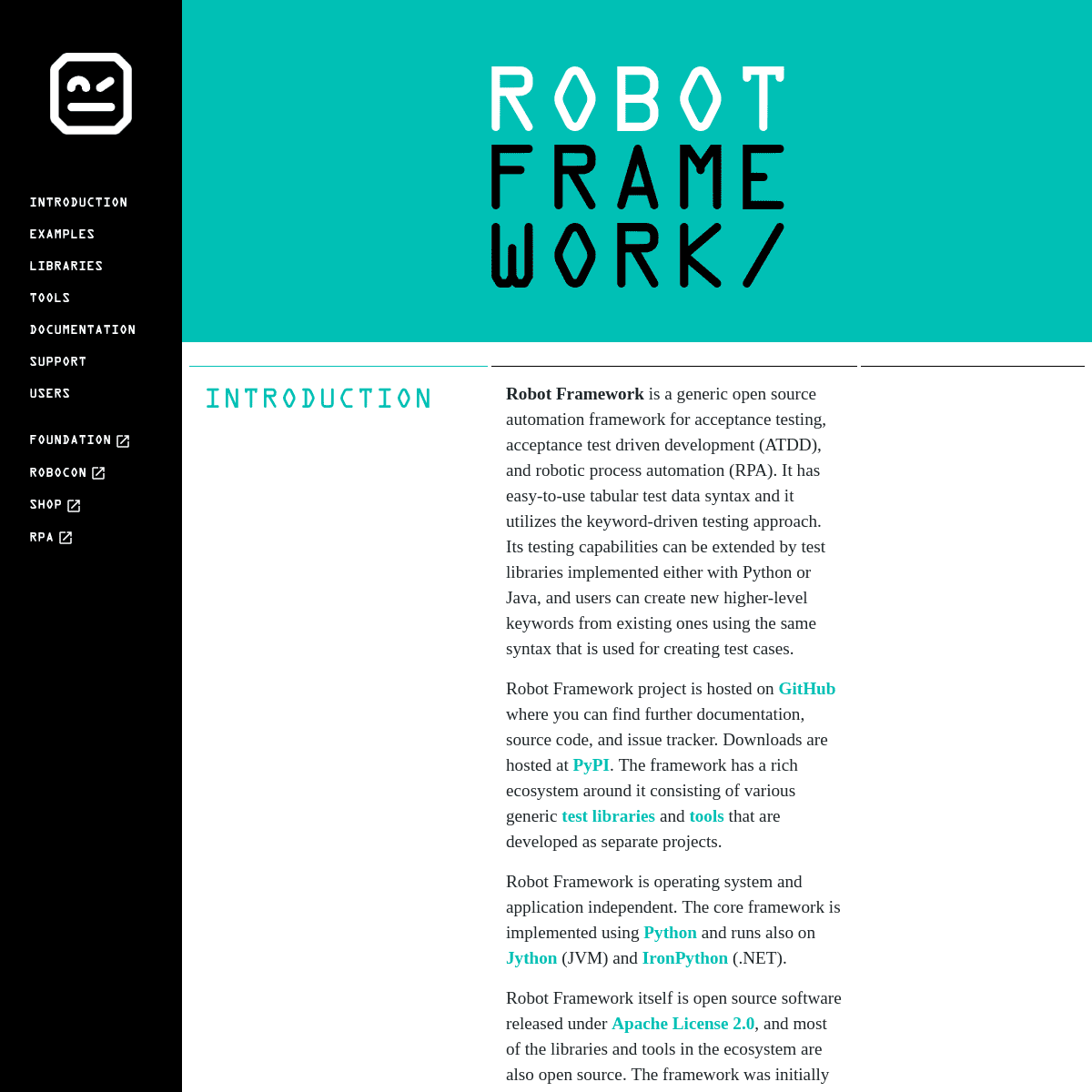 A complete backup of robotframework.org