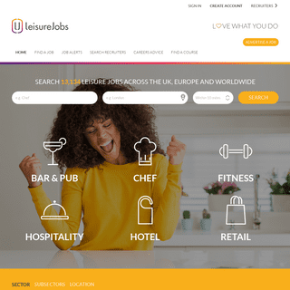 Leisurejobs - Home of Hospitality, Sports & Retail Jobs in the UK