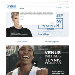 A complete backup of systane.com