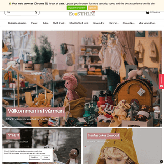 Ekologiska leksaker & produkter för barn online & i butik - EcoSTHLM