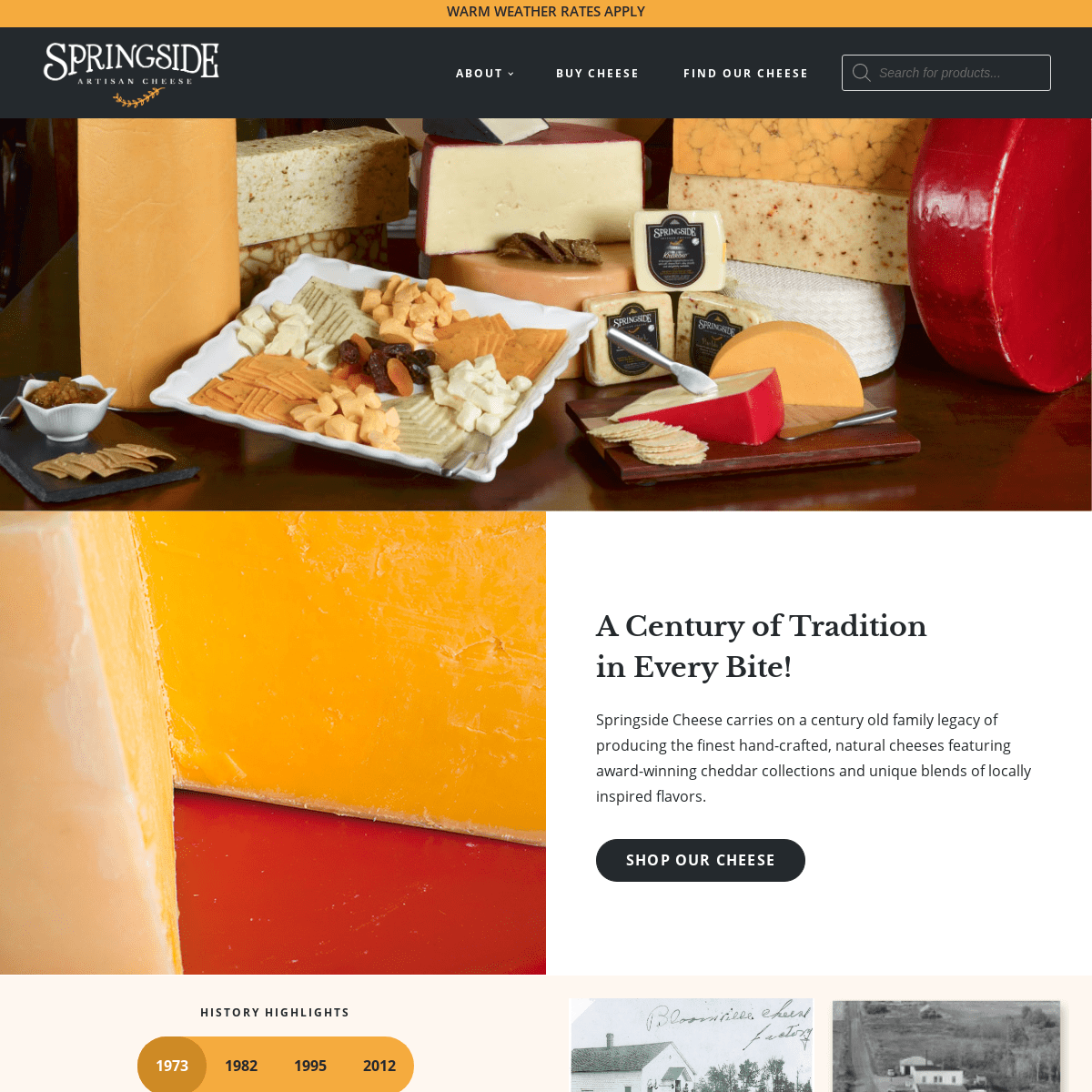 A complete backup of springsidecheese.com
