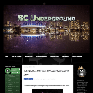 BC Underground HipHop