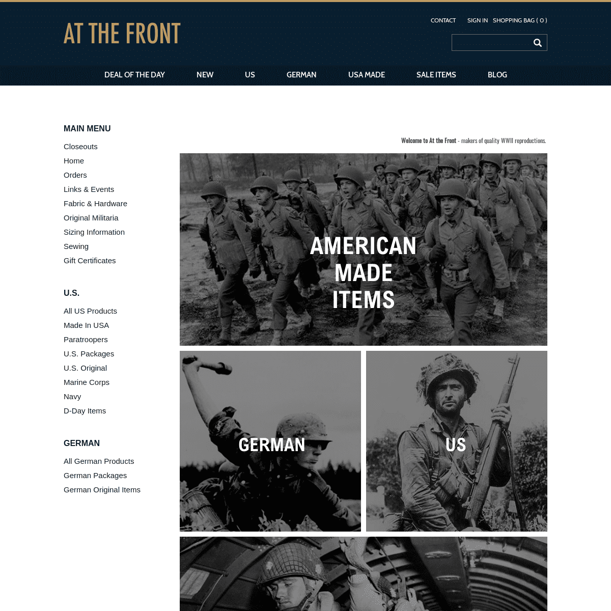 A complete backup of atthefront.com