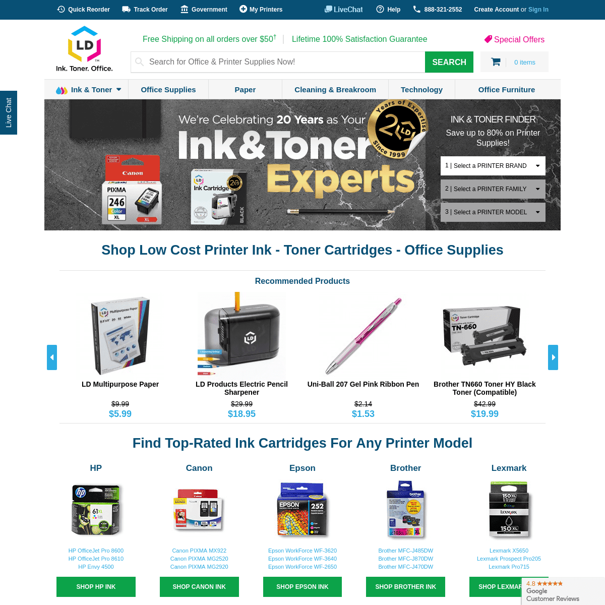 A complete backup of ldproducts.com