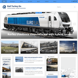 Rail Turkey En – Turkish railway journal and review