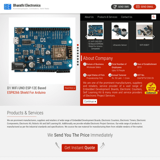 Wholesale Sellers of ARDUINO & Sensors by Bharathi Electronics, Coimbatore