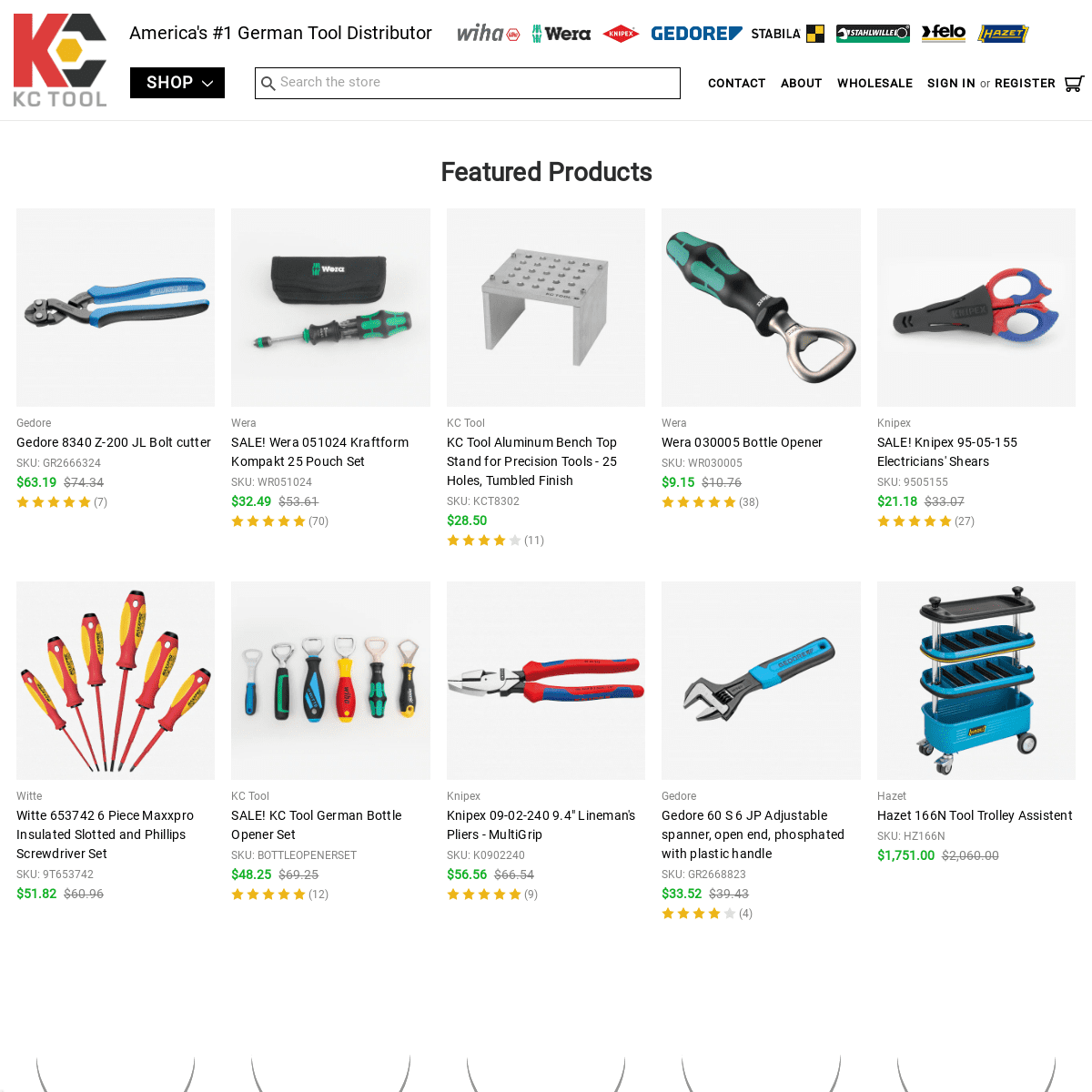 KC Tool | America's #1 German Tool Distributor