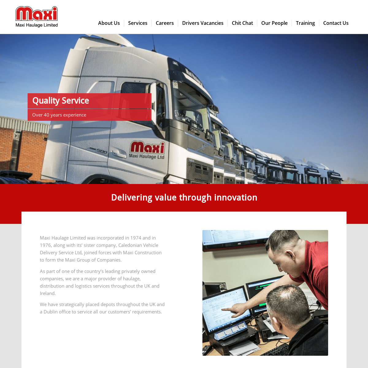 A complete backup of maxihaulage.co.uk