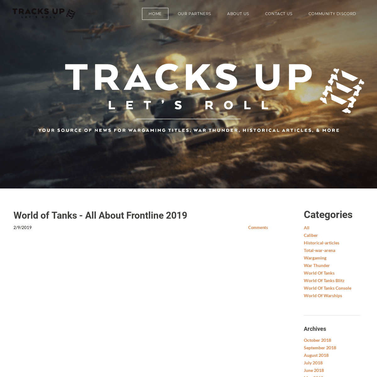 Tracks Up - Home