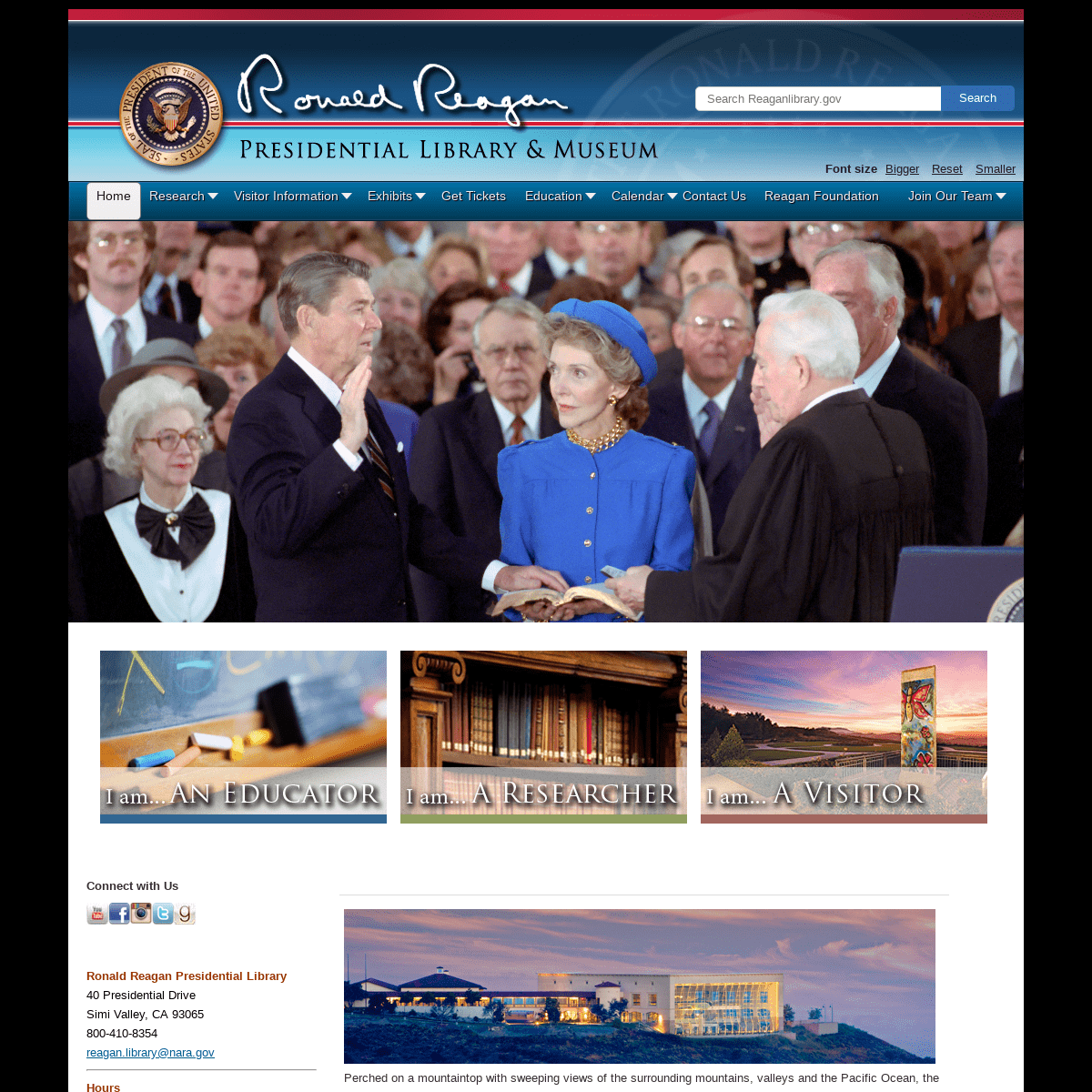 Ronald Reagan Presidential Library - National Archives and Records Administration |