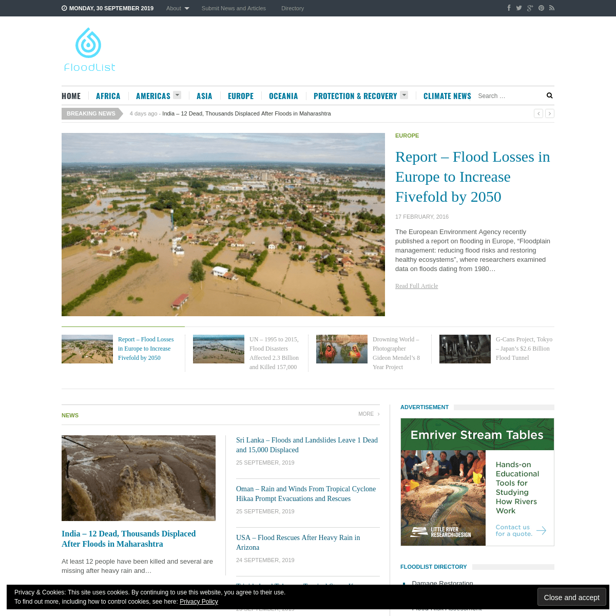 FloodList – Floods and flooding news from around the world