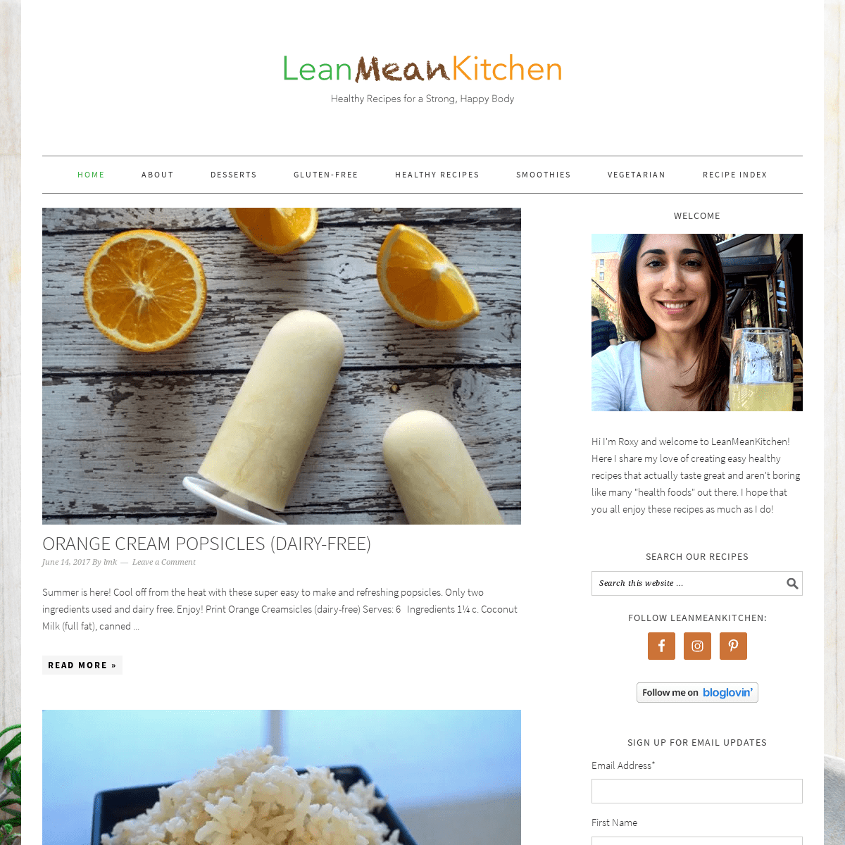 LeanMeanKitchen, Healthy Recipe Blog