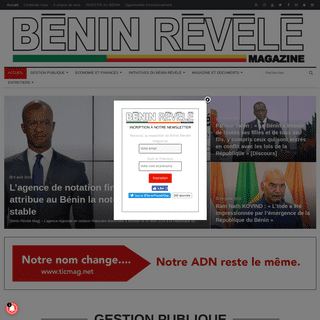 Bénin Révélé Magazine - Portail web de l'économie et de l'investissement