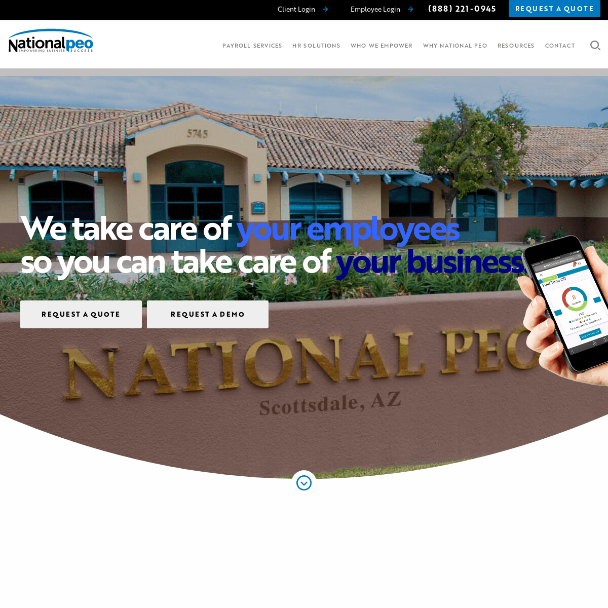 Welcome | National PEO | HR Outsourcing Services & Solutions