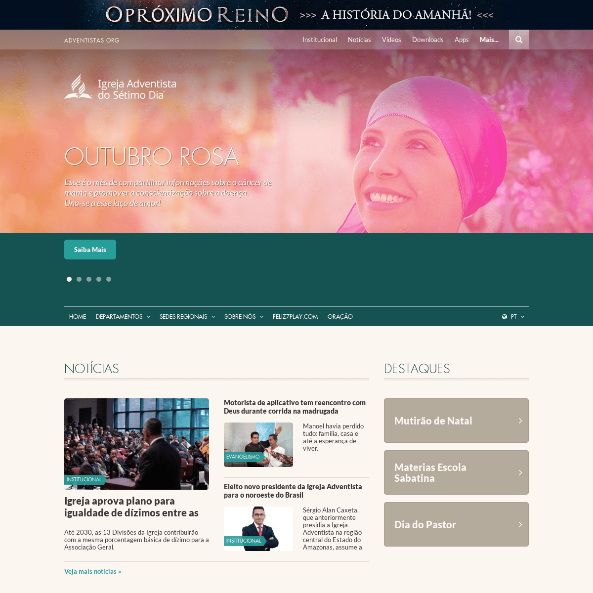 A complete backup of adventistas.org